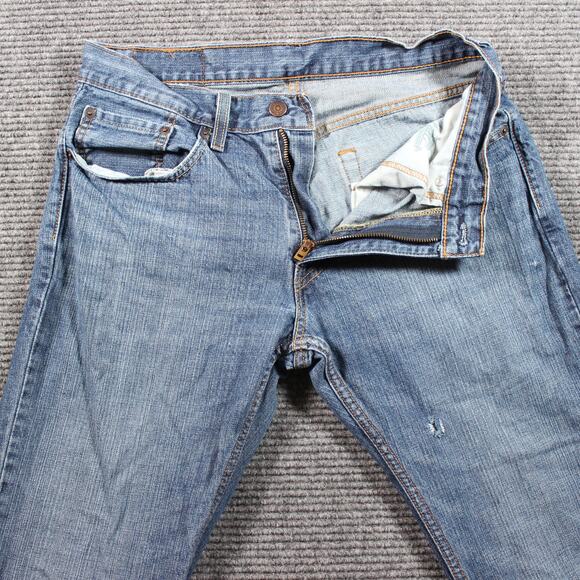 Levi’s 559 Jeans Mens 31x32 Blue Relaxed Straight 100% Cotton - Picture 4 of 12